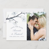 さくらんぼ花の結婚式の日付を保存 セーブザデート (正面)