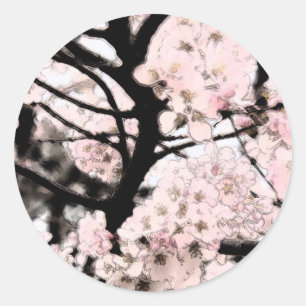 さくらんぼ花の編集 ラウンドシール