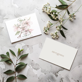 さくらんぼ花の背景日付を保存 セーブザデート