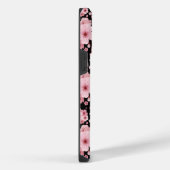 さくらんぼ花の花柄デザイン iPhoneケース (右側面)