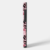 さくらんぼ花の花柄デザイン iPhoneケース (左側面)