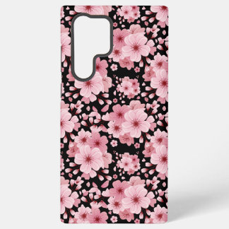 さくらんぼ花の花柄デザイン SAMSUNG GALAXY S22 ULTRAケース