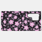 さくらんぼ花の花柄デザイン SAMSUNG GALAXYケース (裏面横)