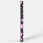 さくらんぼ花の花柄デザイン SAMSUNG GALAXYケース (右側面)