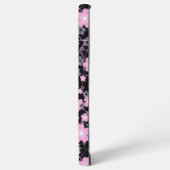 さくらんぼ花の花柄デザイン SAMSUNG GALAXYケース (左側面)