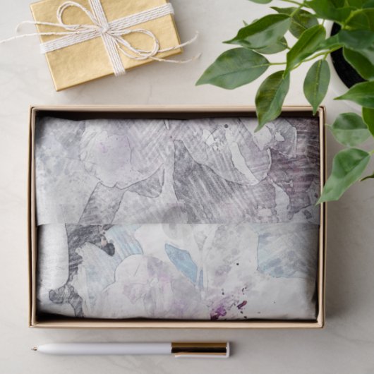 さくらんぼ花ウォーターカラーアートデクページ 薄葉紙 (ギフト)