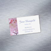 さくらんぼ花カスタム花名刺 マグネット名刺 (インサイチュ)