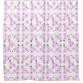 さくらんぼ花シャワーカーテン シャワーカーテン (正面)