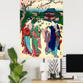 さくらんぼ花ズウノイノジャパン1781 ポスター (ホームオフィス)