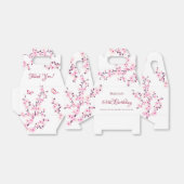さくらんぼ花ズピンクホワイトありがとう誕生日 フェイバーボックス (折り畳みなし)