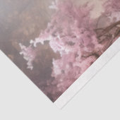 さくらんぼ花ズレディーインホワイトポートレートアート 薄葉紙 (詳細)