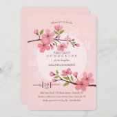 さくらんぼ花ズ宗教招待状 招待状 (正面/裏面)