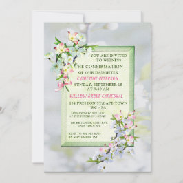 さくらんぼ花ズ確認招待状 招待状