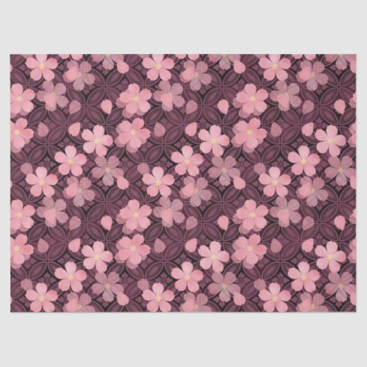 さくらんぼ花ティッシュペーパー 薄葉紙 (正面)