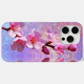 さくらんぼ花ピンクの花抽象芸術電話ケース Case-Mate iPhoneケース (裏面 (横))