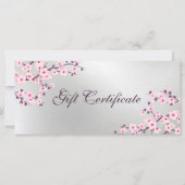 さくらんぼ花ピンク銀券 (正面)