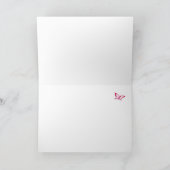 さくらんぼ花フローラありがとう サンキューカード (内部)