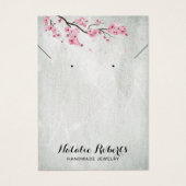 さくらんぼ花フローラジュエリーイヤリングディスプレイ (正面)