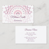 さくらんぼ花フローラ曼荼羅 名刺 (正面/裏面)