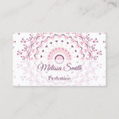 さくらんぼ花フローラ曼荼羅 名刺 (正面)