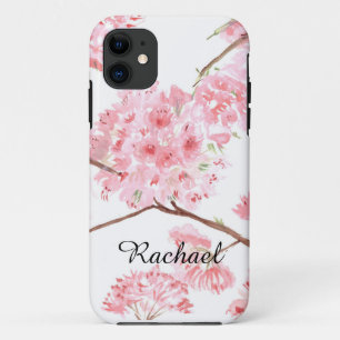 さくらんぼ花フローラ水彩春自然 iPhone 11 ケース