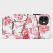 さくらんぼ花フローラ水彩春自然 Case-Mate iPhoneケース (裏面(横))