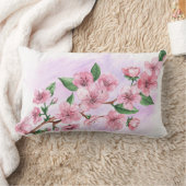 さくらんぼ花フローラ装飾用クッション ランバークッション (ブランケット)