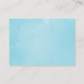 さくらんぼ花フローラ赤ちゃんシャワーブックリクエスト エンクロージャーカード (裏面)