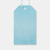 さくらんぼ花フローラ赤ちゃんシャワー ギフトタグ (裏面)