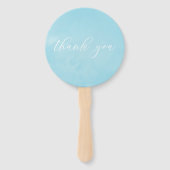 さくらんぼ花フローラ赤ちゃんシャワー ハンドファン (裏面)