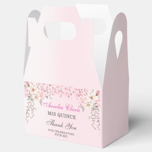 さくらんぼ花フローラSweet sixteen誕生日 フェイバーボックス (オープン)