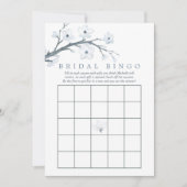 さくらんぼ花ブライダルシャワービンゴ 招待状 (正面)