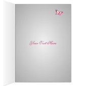 さくらんぼ花ベビーシャワーありがとう (内側 (右))