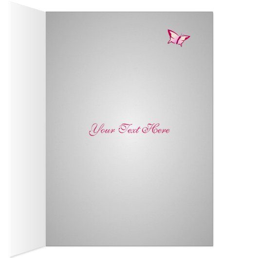 さくらんぼ花ベビーシャワーありがとう (内側 (右))