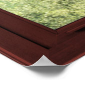 さくらんぼ花写真ウィンドウ幻想#1の3 ポスター (角)