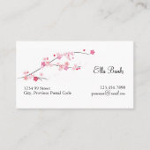 さくらんぼ花咲き名刺 名刺 (正面)