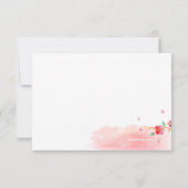 さくらんぼ花咲ブランチRSVPカード 出欠カード (裏面)