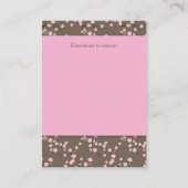 さくらんぼ花囲いカード エンクロージャーカード (裏面)