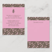 さくらんぼ花囲いカード エンクロージャーカード (正面/裏面)