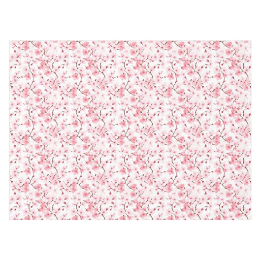 さくらんぼ花壇クロスフローラ花盛り テーブルクロス (正面(横))