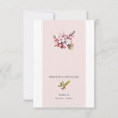 さくらんぼ花婚披露宴テーブル護衛カード (正面)