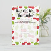 さくらんぼ花嫁のシャワーのゲームは何歳だった (スタンド正面)