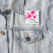 さくらんぼ花嫁の母ボタン 缶バッジ (インサイチュ)