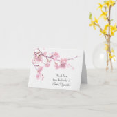 さくらんぼ花悔やみや弔慰サンキューカード カード (黄色い花)