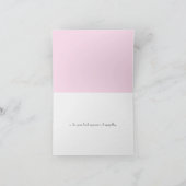 さくらんぼ花悔やみや弔慰サンキューカード カード (内部)