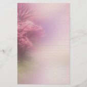 さくらんぼ花文紙スクラップブックエフェメラ 便箋 (正面)