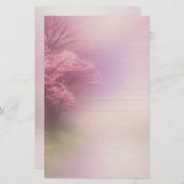 さくらんぼ花文紙スクラップブックエフェメラ 便箋 (正面/裏面)