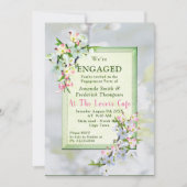 さくらんぼ花春パーティー 招待状 (正面)