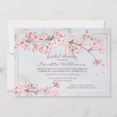 さくらんぼ花束ブライダルシャワー 招待状 (正面)
