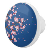 さくらんぼ花枝セカスタムラミックノブ セラミックノブ (右)